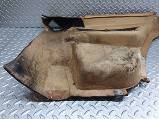 W126 Coupe rear left card panel beige used OEM