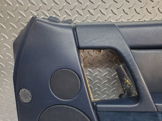 R129 SL right door card blue used OEM