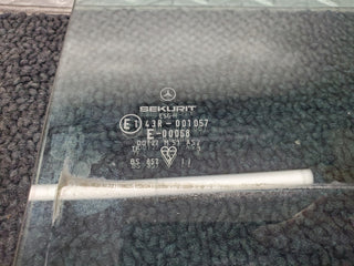W123 rear right door window glass used OEM