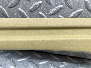 W123 front right seat cover trim beige used OEM