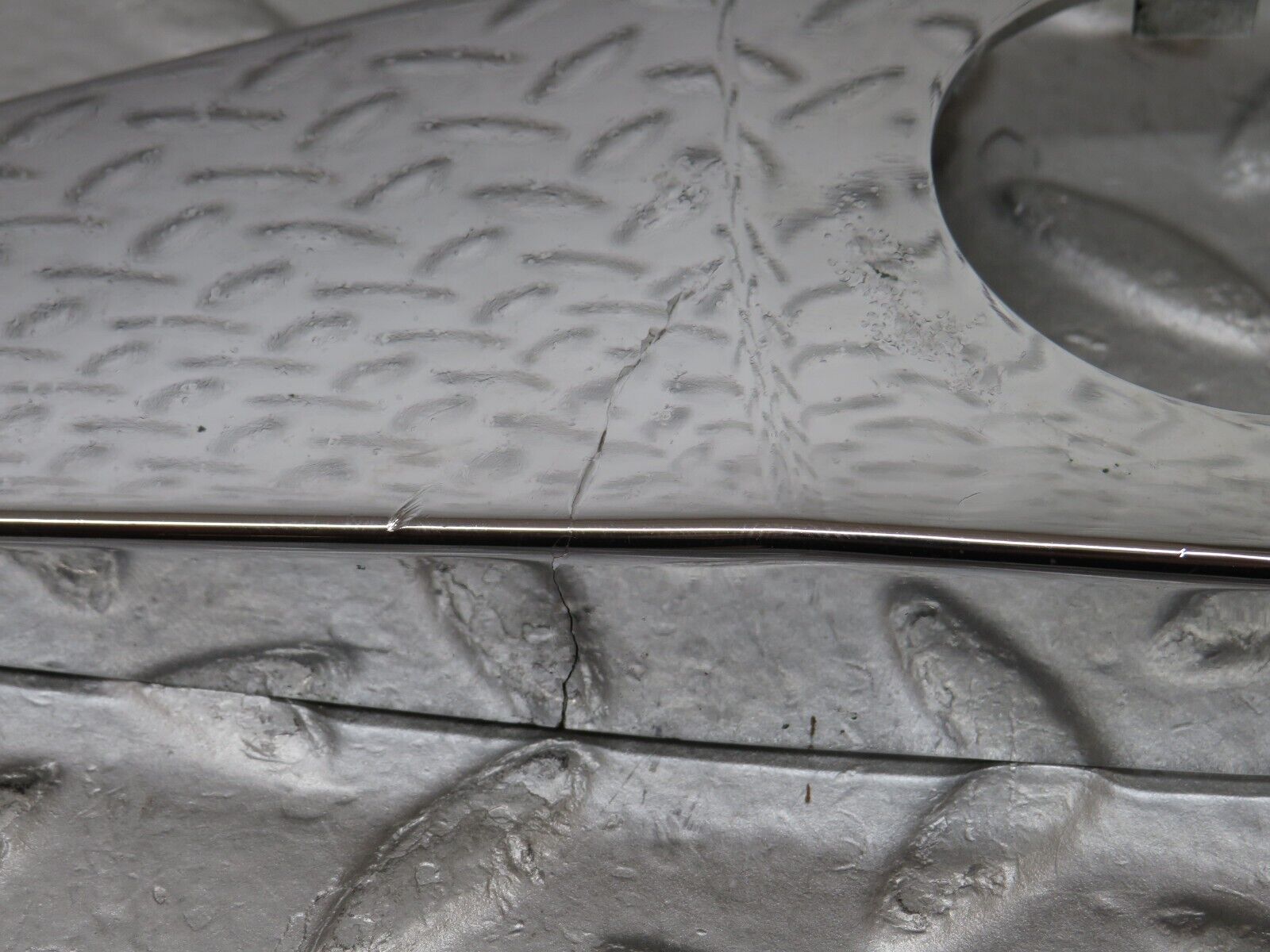 35656 Mercedes-Benz R107 280SL  Seat Hinge Chrome Cover 1079130528