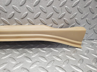 R129 SL left door sill trim beige used OEM