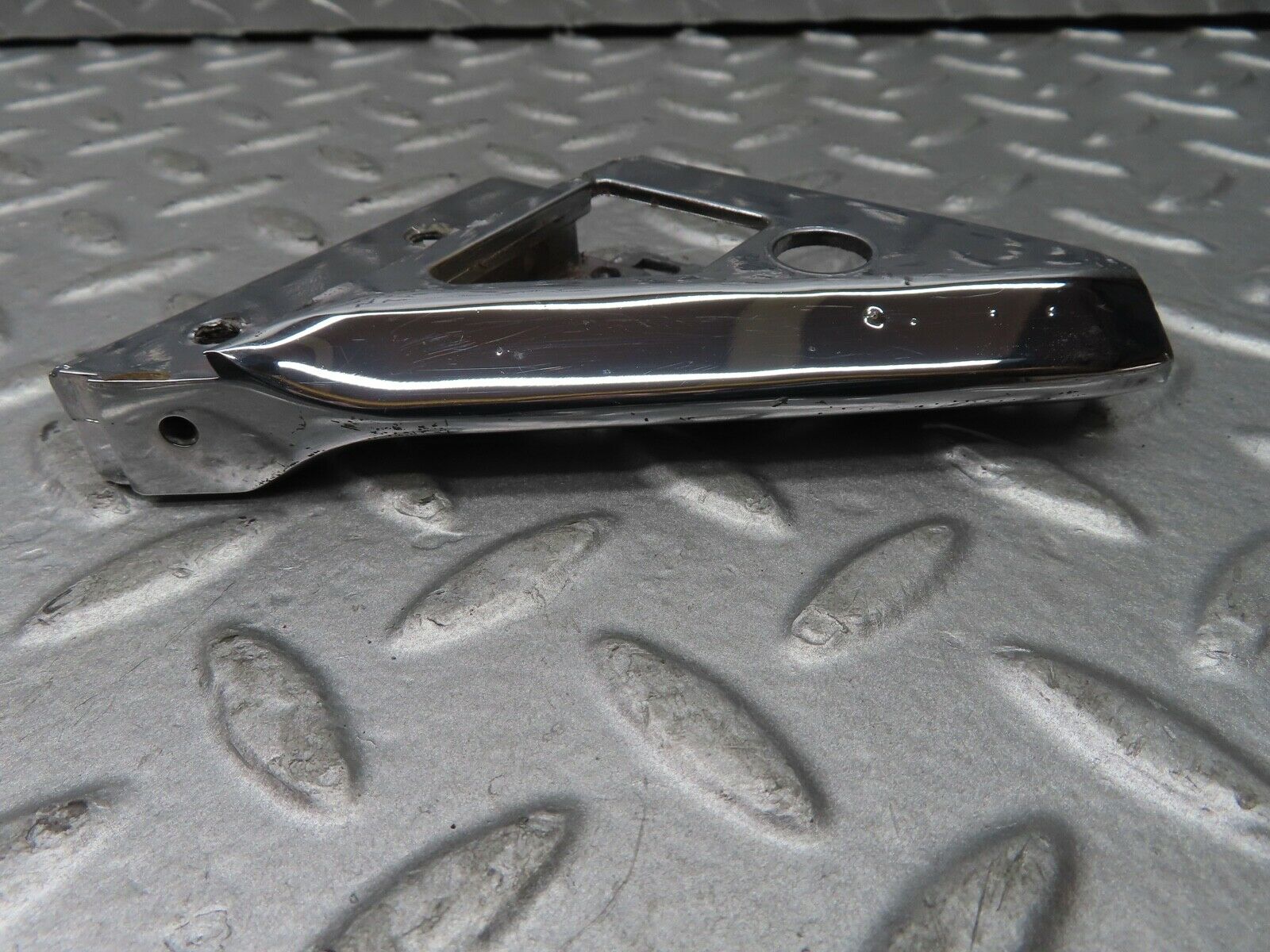 20508 Mercedes-Benz R107 450SL Right Wing Mirror Triangle Chrome Bracket