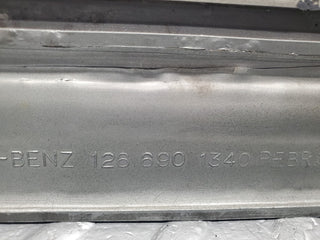 W126 Coupe rear left fender wing lower moulding trim used OEM