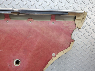 W123 rear left door card beige used OEM