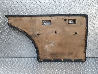 W108 rear right door card black used OEM