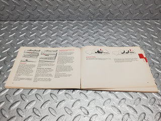 W124 owner's manual used OEM
