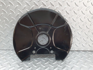 W108 front left brake disc protection plate used OEM