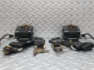 43810 Mercedes-Benz C126 380SEC Coupe Rear Seat Belt Set With Buckles 1268602185 1268602769 1268602869