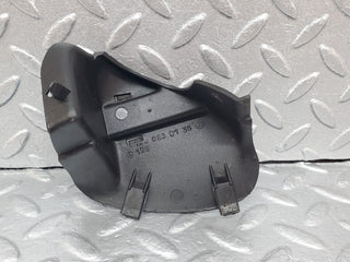 W126 engine bay cover left used OEM