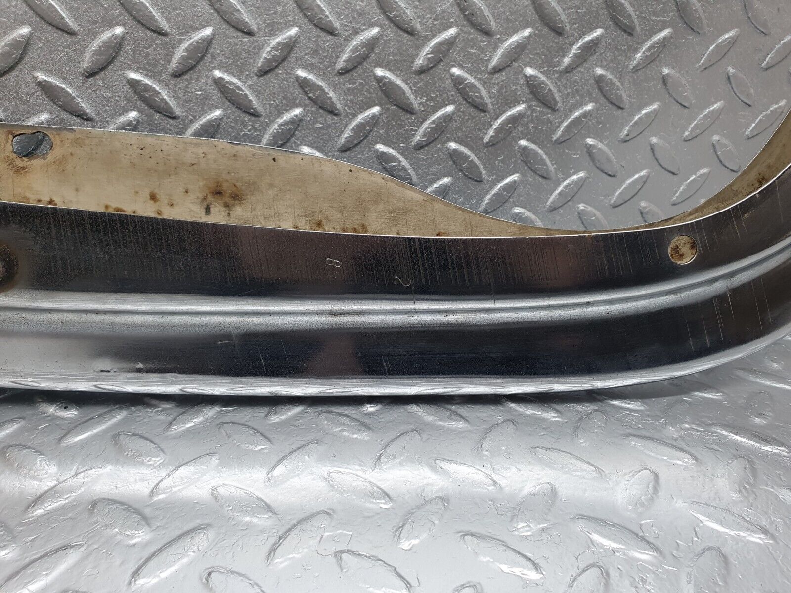 43399 Mercedes-Benz W108 280SE Front Right Upper Bumper Chrome