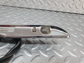 W108 number plate light trunk chrome used OEM