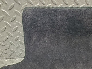 W201 Baby Benz rear left floor mat dark blue used OEM