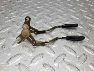W123 Wagon rear door lock knob pair used OEM