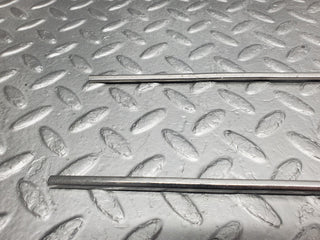 W201 Baby Benz bonnet grill chrome strip set used OEM