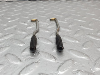 W201 Baby Benz front door lock knob pair used OEM