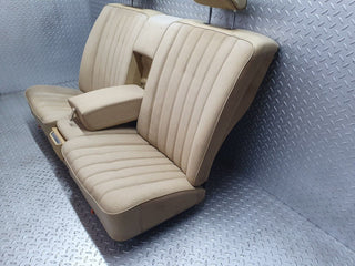 W123 Coupe rear seat beige used OEM