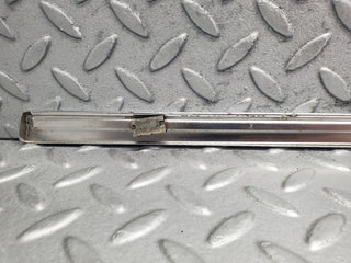 W123 Wagon rear left door chrome moulding trim used OEM