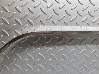 W123 Coupe chrome roof trim cladding left side used OEM