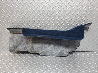R129 SL rear floor cross member mat carpet blue used OEM