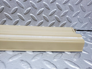 W126 rear left door sill trim beige used OEM