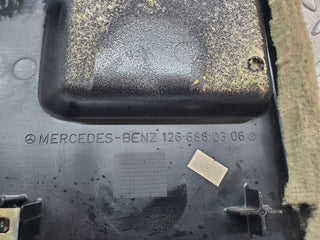 W126 kick panel left side beige used OEM