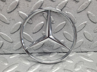 W201 Baby Benz chrome rear emblem used OEM