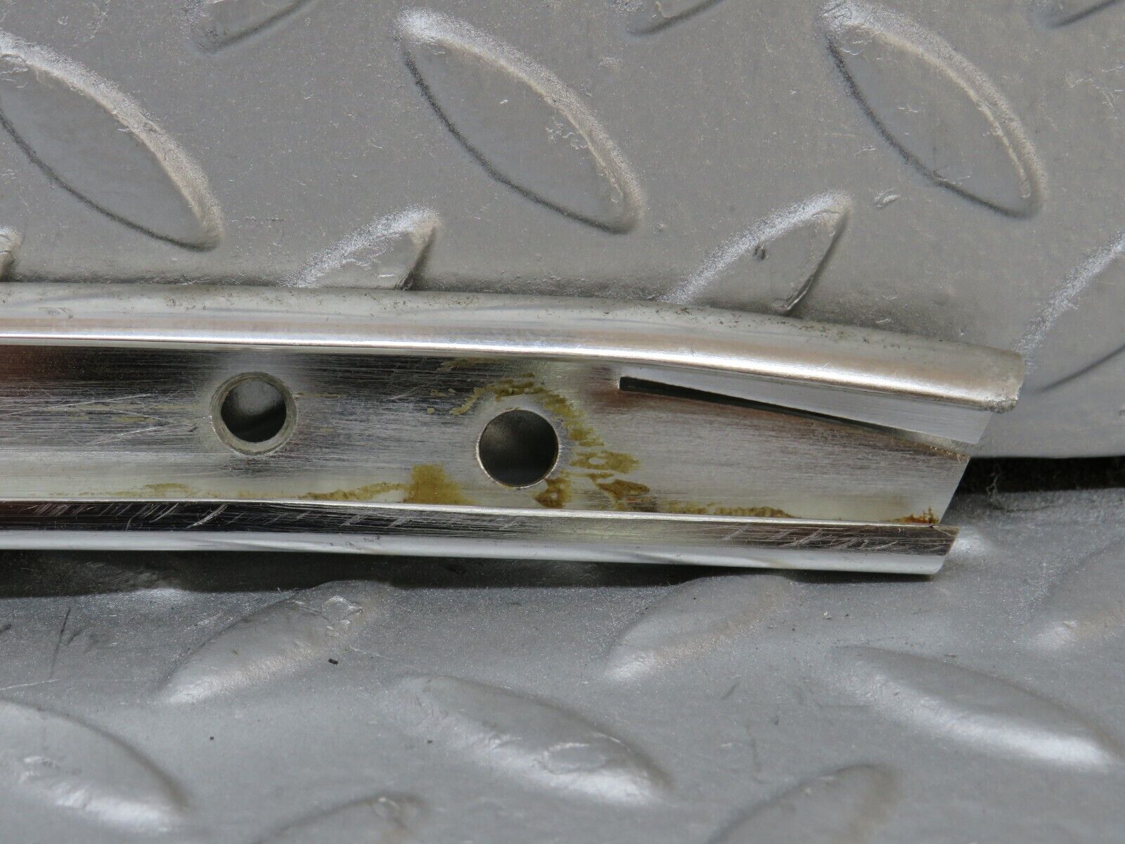 35614 Mercedes-Benz R107 280SL Hardtop B Pillar Chrome Trim Left Side