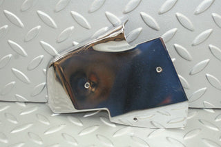 W123 Coupe b pillar chrome cover plate right side used OEM