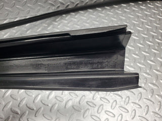 W124 front right door window frame trim used OEM