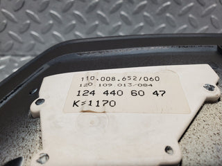 W124 Cabriolet instrument cluster used OEM