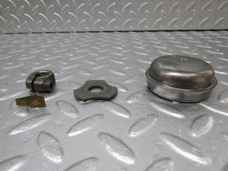 W124 wheel hub locking cap set used OEM
