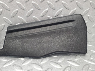 W123 Coupe front left seat cover trim black used OEM