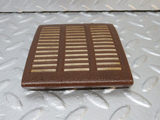 39816 Mercedes-Benz R107 350SL Dashboard Speaker Cover Brown Left Side