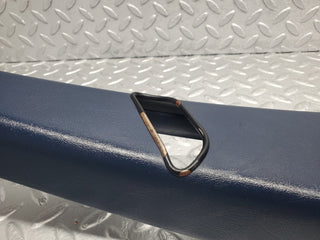 W123 b pillar cover left side blue used OEM
