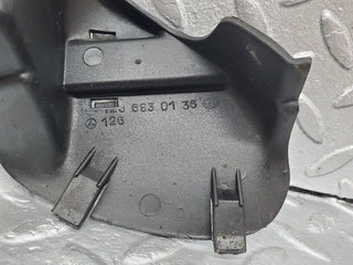 W126 engine bay cover left used OEM