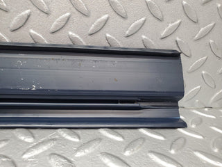 W123 Lang rear door sill trim blue used OEM