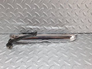 W108 number plate light trunk chrome used OEM