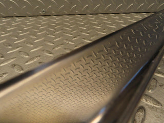R107 SL door sill chrome right side used OEM