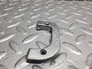 W123 interior chrome door latch trim right used OEM