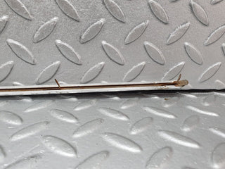 W108 left door card chrome trim used OEM