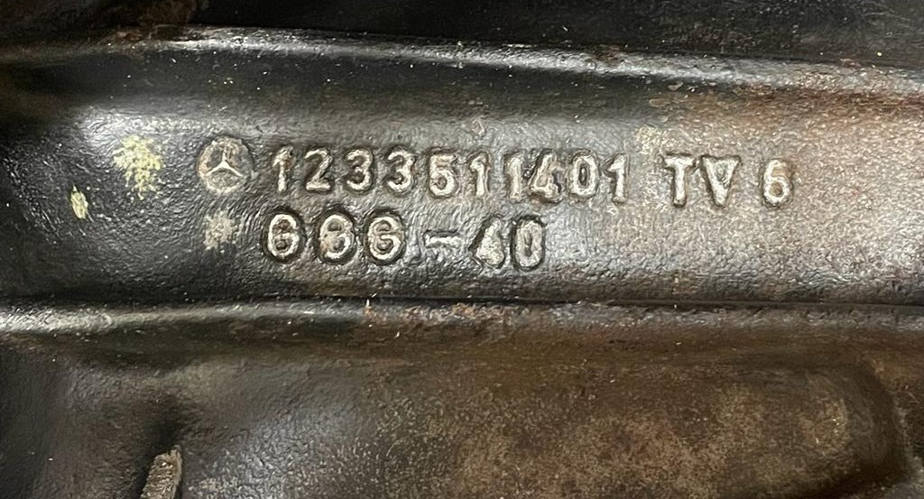 35668 Mercedes-Benz R107 280SL Rear Differential Ratio 3.58  1233511401