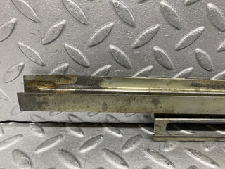 W109 front right door glass holder used OEM