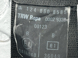 5468 Mercedes-Benz W124 230E Rear Seat Belt Buckles Set 1248608585 1248601696