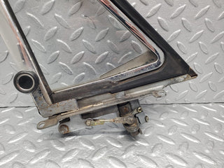 W108 front left quarter window glass used OEM
