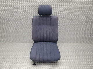 W123 front left seat blue used OEM