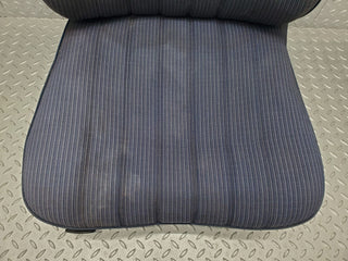 W123 front left seat blue used OEM