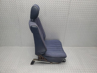 W123 front left seat blue used OEM