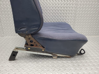 W123 front left seat blue used OEM