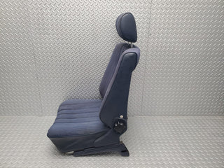 W123 front left seat blue used OEM
